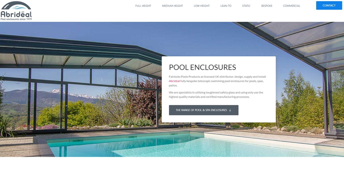 pool enclosures website